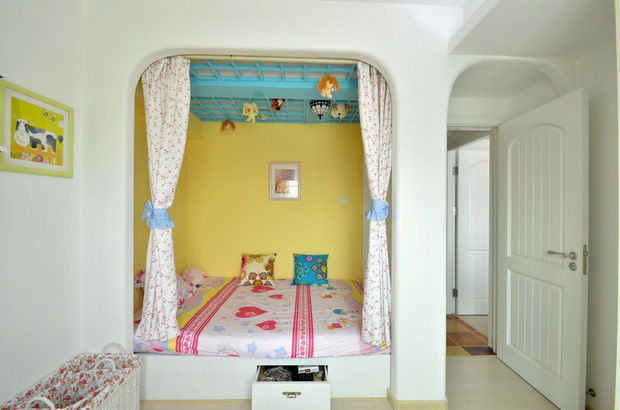 田園地中?；齑罨榉?尤愛藍(lán)色小清新風(fēng)格裝修