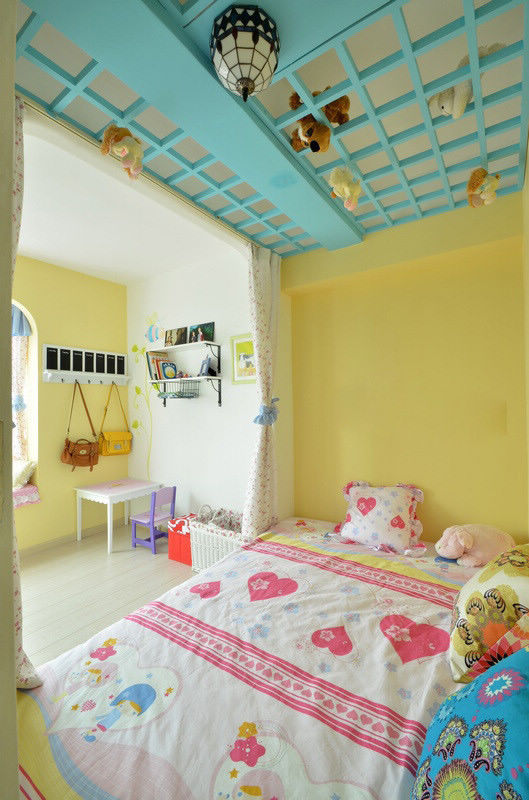 田園地中?；齑罨榉?尤愛藍(lán)色小清新風(fēng)格裝修